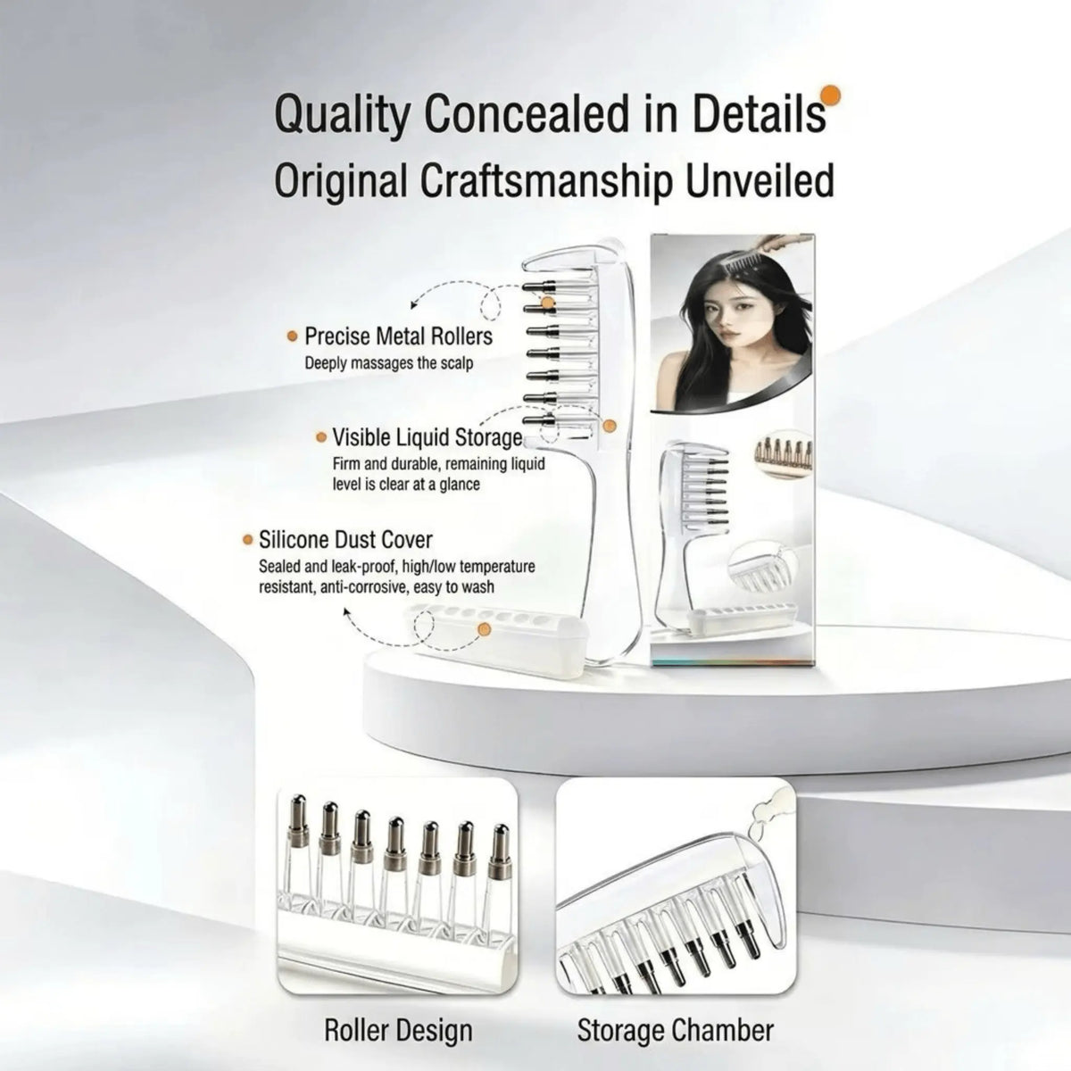 Scalp Oil Applicator Comb