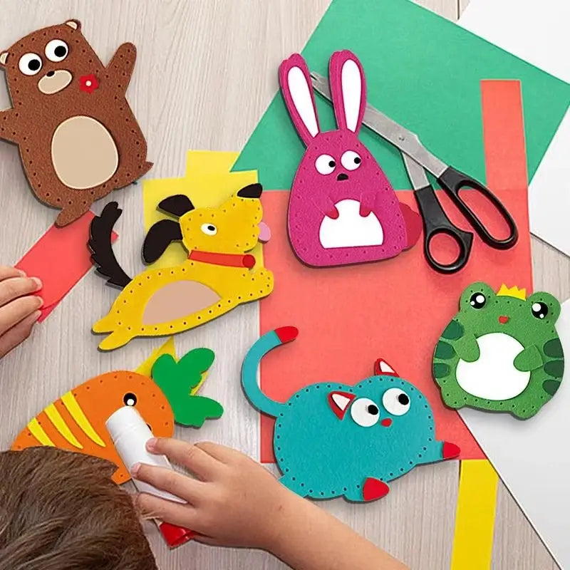 Animal Stitching 6Pcs Felt Animal Stitching Kit – Goodsy