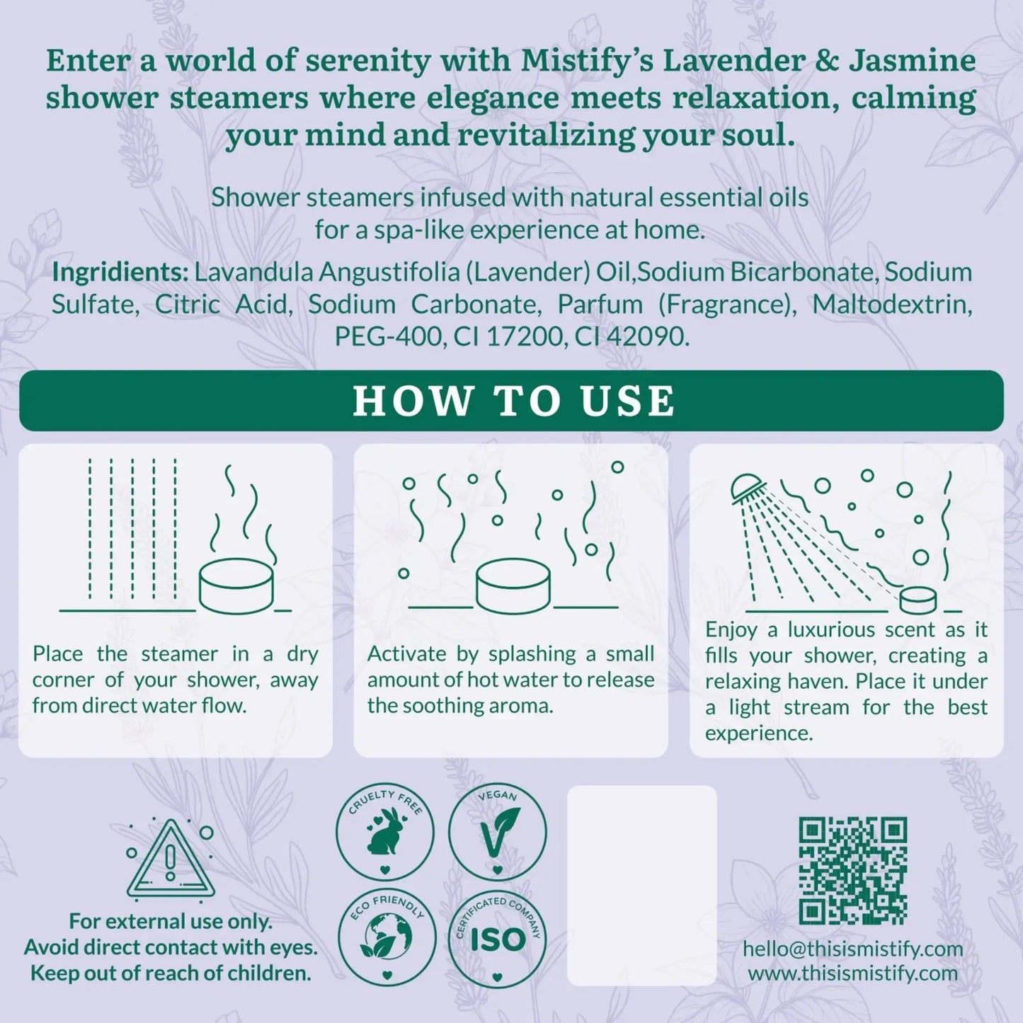 Mistify Escape – Relaxing Shower Steamers