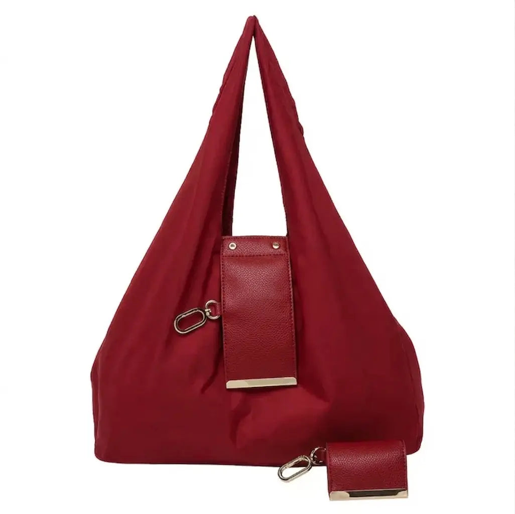 Clip-On Foldable Tote Bag