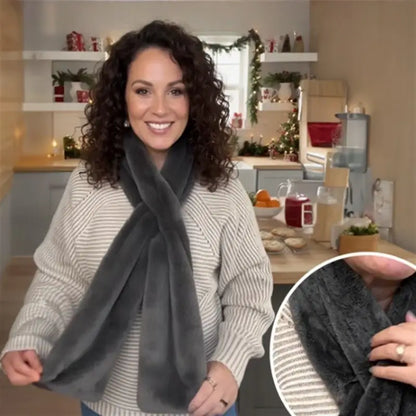 Hidden Pocket Winter Scarf