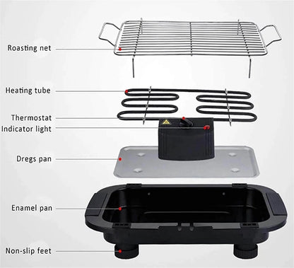 Smokeless Electric BBQ Grill 2000w