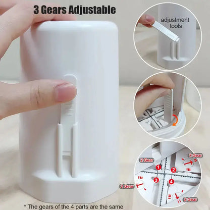 Wall Mounted Soap Powder Dispenser with Adjustable Grinder