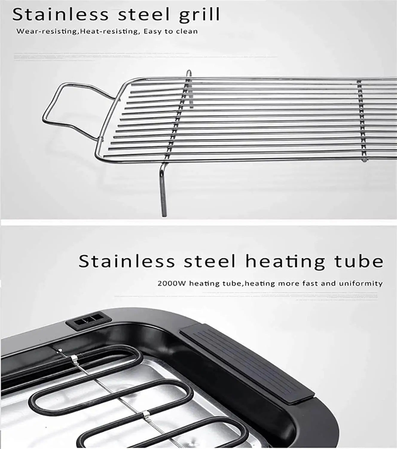 Smokeless Electric BBQ Grill 2000w
