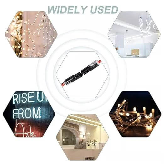 🔥🔥50Pcs Solder-free, strip-free, two-wire plug-in connector with locking latch