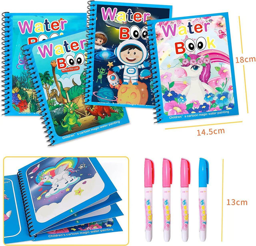 🌟Last day to get 33% off🌟Magic Water Book - Conjure up the drawing - Colouring book