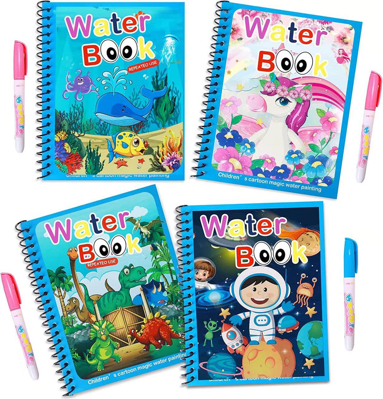 🌟Last day to get 33% off🌟Magic Water Book - Conjure up the drawing - Colouring book