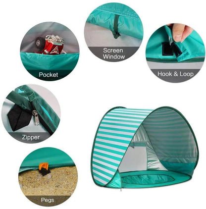 Pop-Up Baby Shade Tent with Detachable Cover – Now 36% OFF