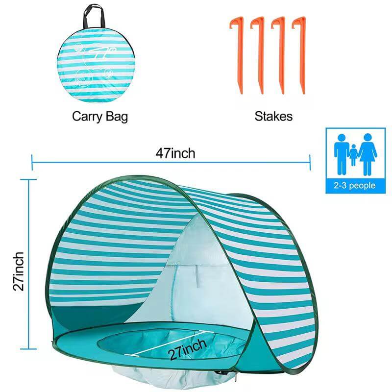 Pop-Up Baby Shade Tent with Detachable Cover – Now 36% OFF
