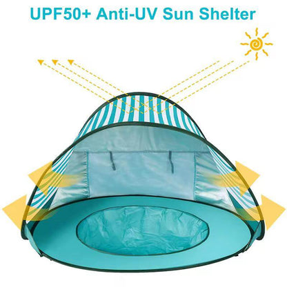 Pop-Up Baby Shade Tent with Detachable Cover – Now 36% OFF