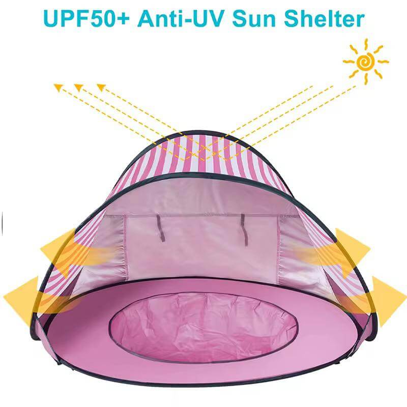 Pop-Up Baby Shade Tent with Detachable Cover – Now 36% OFF