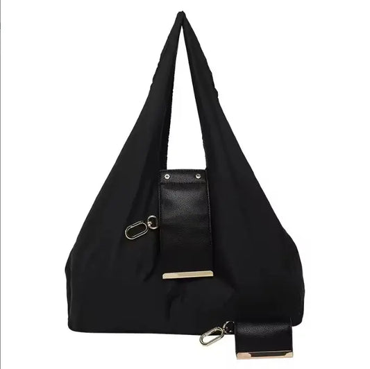 Clip-On Foldable Tote Bag