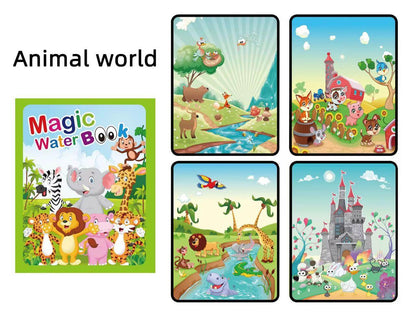 🌟Last day to get 33% off🌟Magic Water Book - Conjure up the drawing - Colouring book