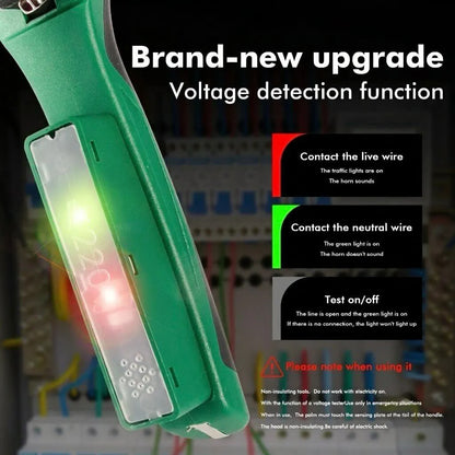 8-in-1 Electrician Pliers with Built-In Voltage Tester